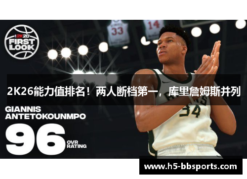 2K26能力值排名！两人断档第一，库里詹姆斯并列